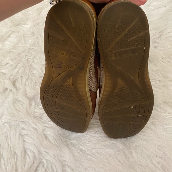 🔥30%OFF🔥SPERRY BROWN GREEN/PINK STRIPE SHOE 5.5 - Picture 7 of 9